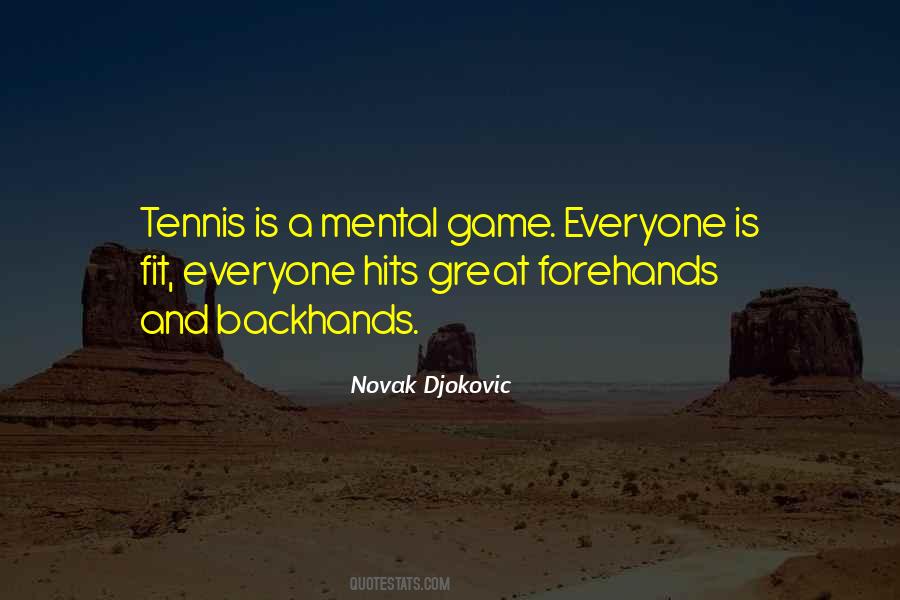 Tennis Mental Quotes #1849223
