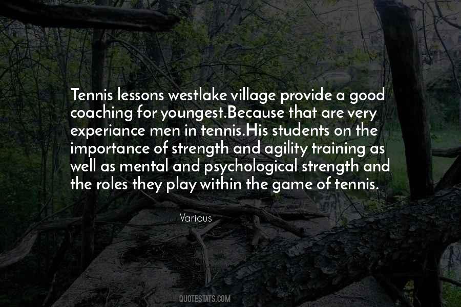 Tennis Mental Quotes #766530