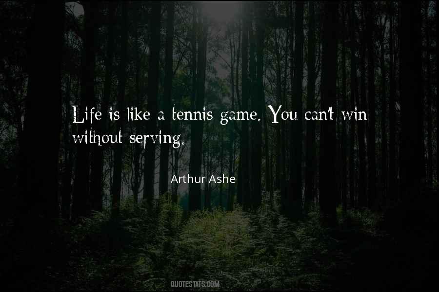 Tennis Serving Quotes #98964