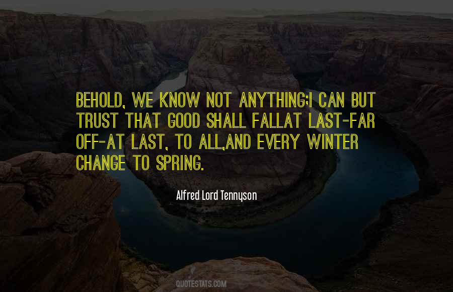 Tennyson's Quotes #115200