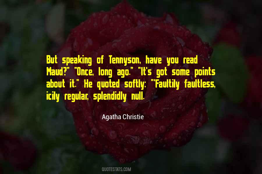 Tennyson's Quotes #237388