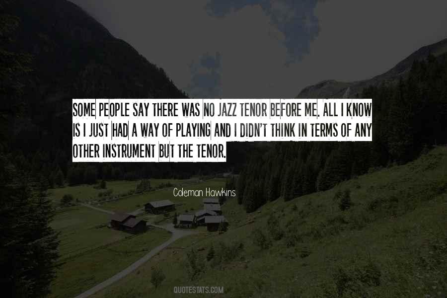 Tenor Quotes #756575