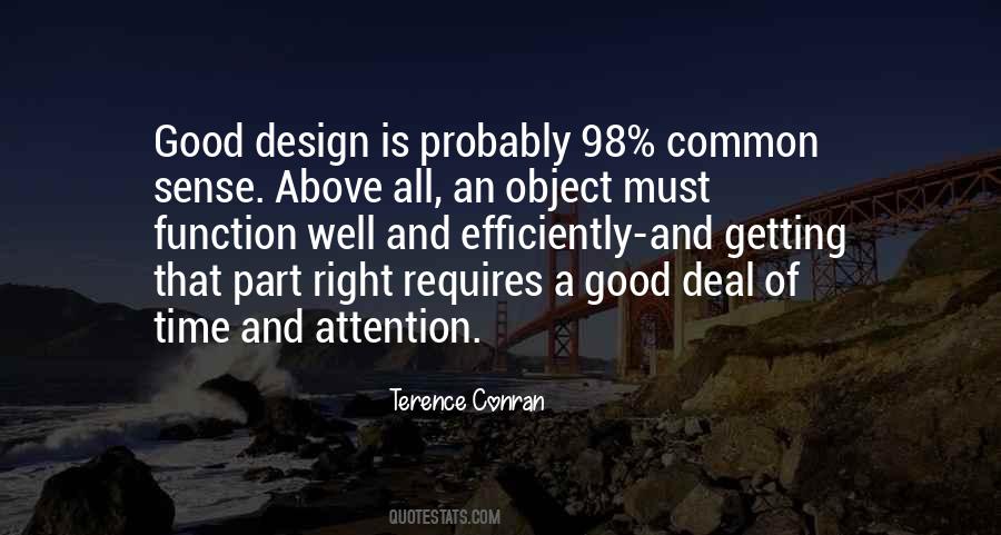 Terence Conran Design Quotes #1768536