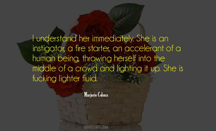 Quotes About Being In The Middle Of Things #111349