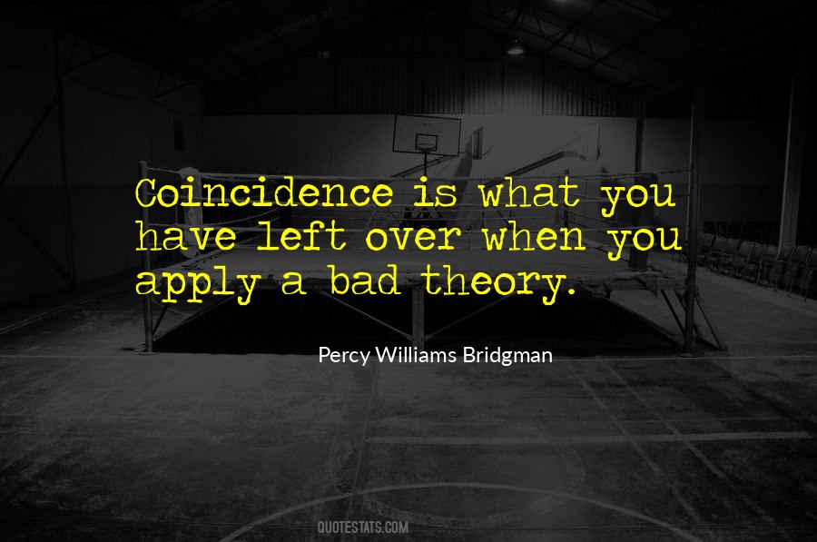 Quotes About Bad Coincidence #531333