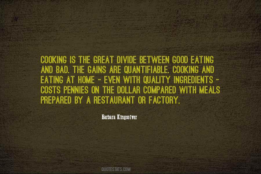 Quotes About Bad Cooking #371126