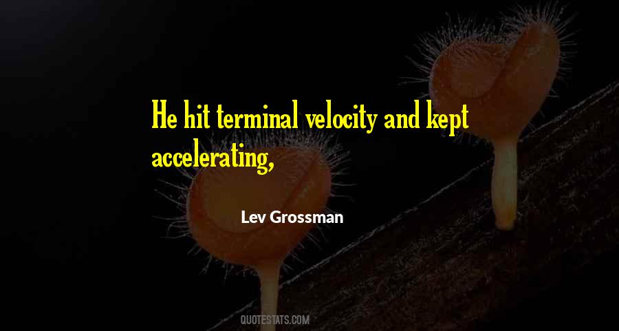 Terminal Velocity Quotes #883931