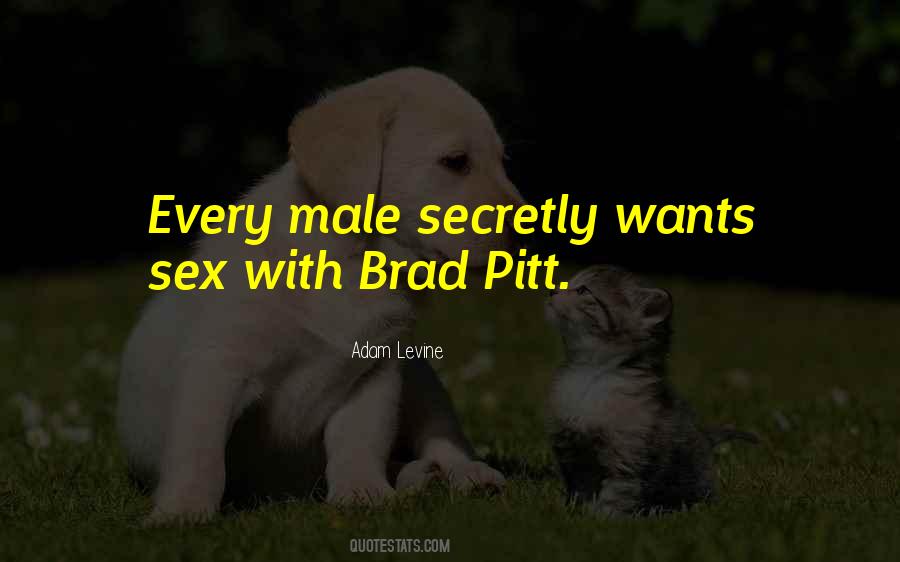 Quotes About Brad Pitt #907170