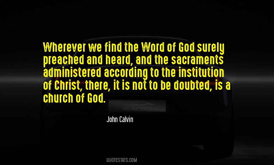 Quotes About John Calvin #129123