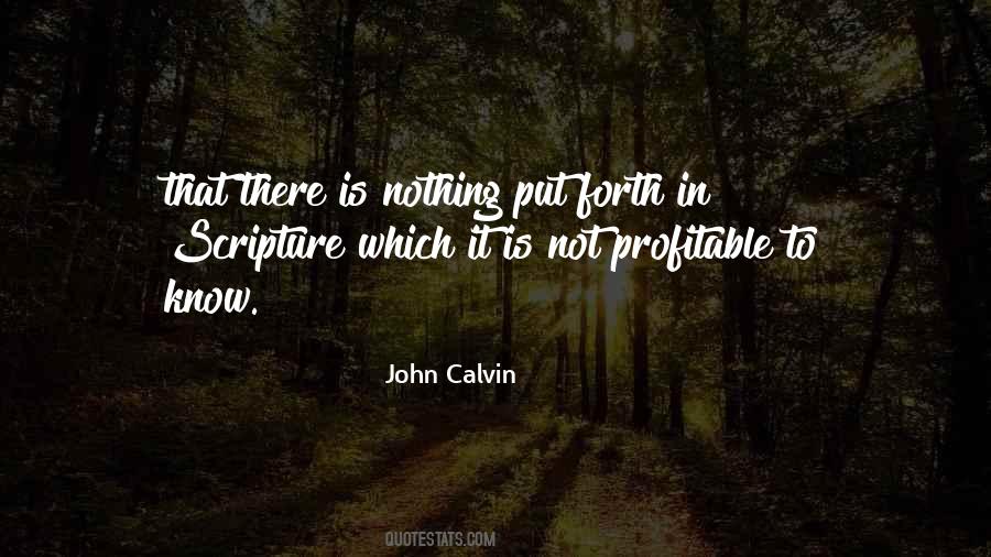 Quotes About John Calvin #136256