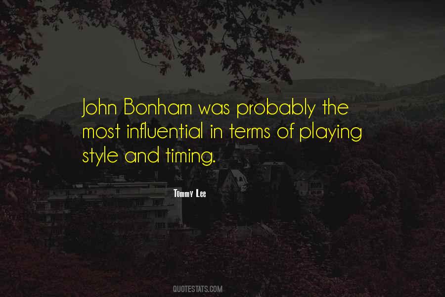 Quotes About John Bonham #409914