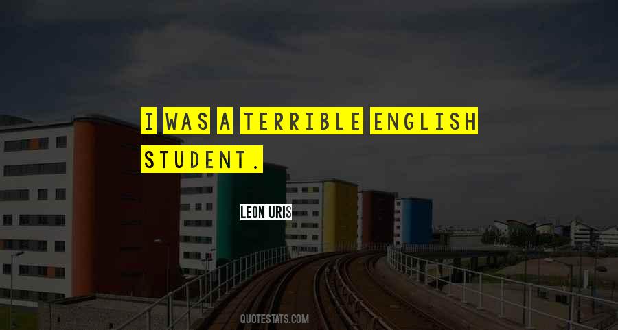 Terrible English Quotes #1225419