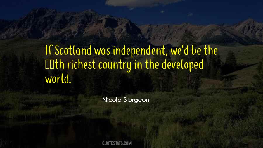 Quotes About Nicola Sturgeon #107652