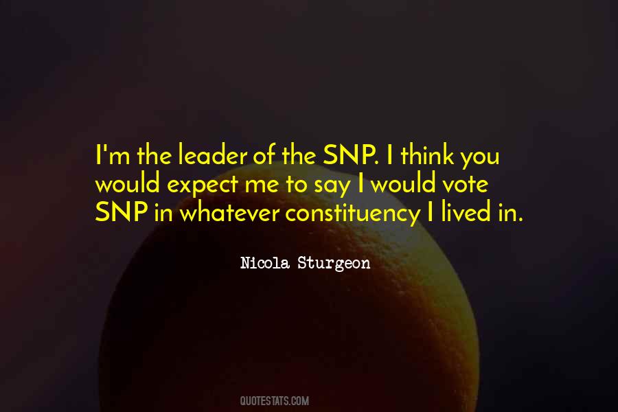 Quotes About Nicola Sturgeon #185980