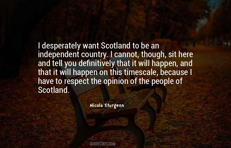 Quotes About Nicola Sturgeon #314017
