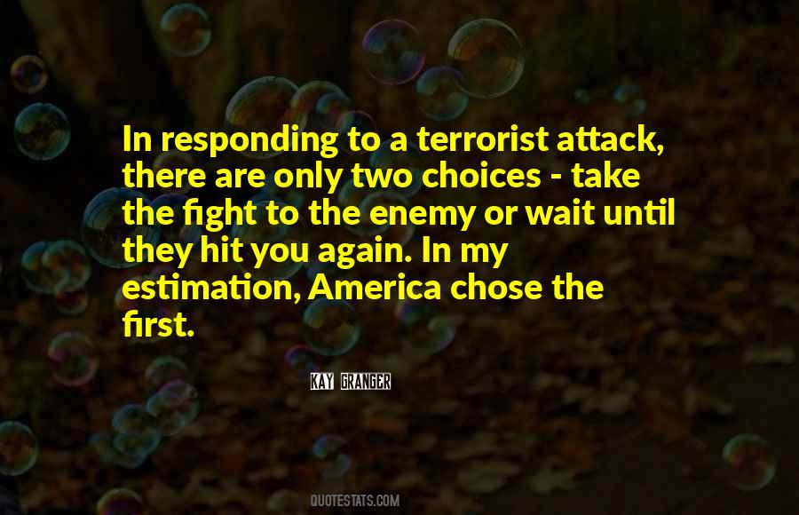 Terrorist Attack Quotes #358743