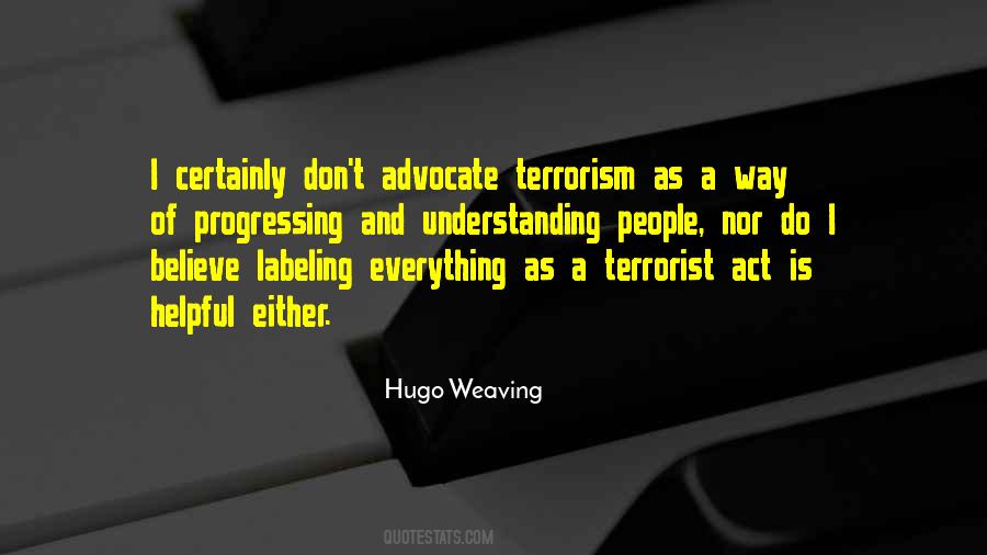 Terrorist Quotes #1037496