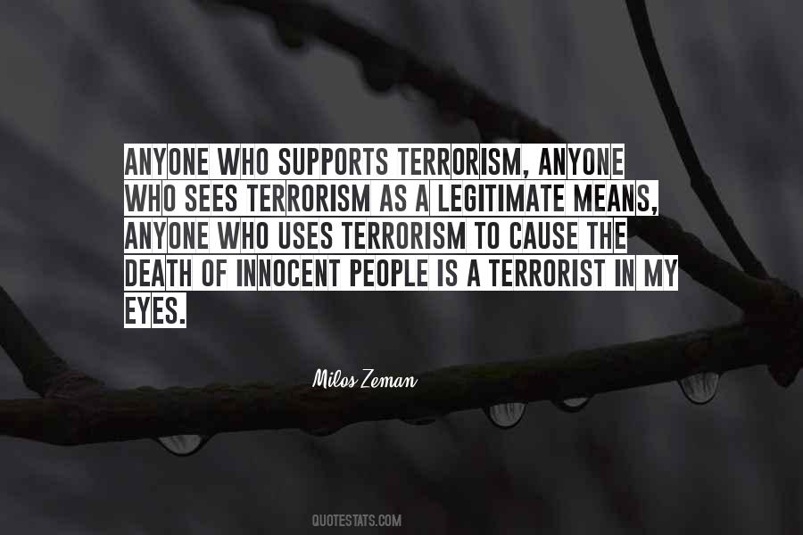 Terrorist Quotes #1305599