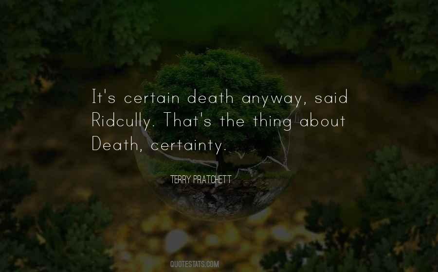 Terry Pratchett Death Quotes #260582