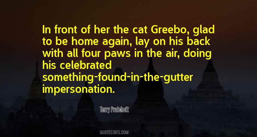 Terry Pratchett Greebo Quotes #518317