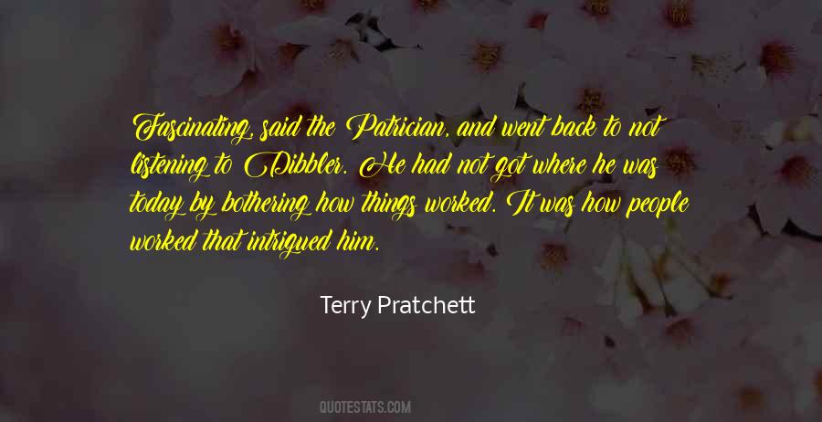 Terry Pratchett Patrician Quotes #17318