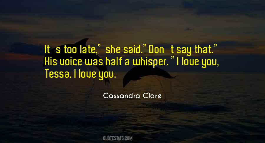 Tessa Quotes #402549