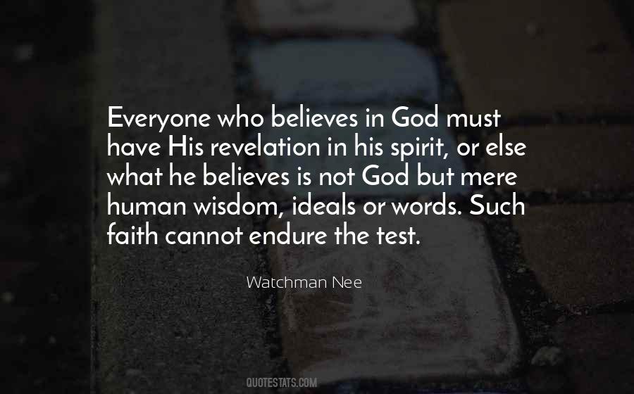 Test From God Quotes #213667