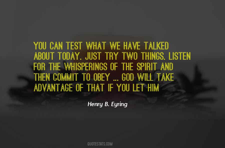 Test From God Quotes #47452