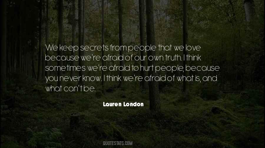 Quotes About Afraid Of Love #122166