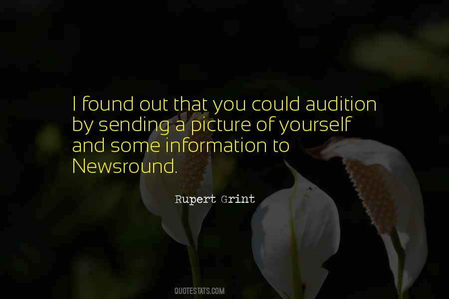 Quotes About Rupert Grint #1669476