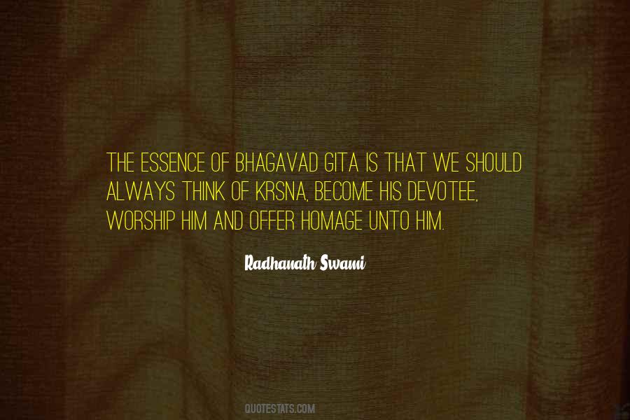Quotes About Bhagavad Gita #843207