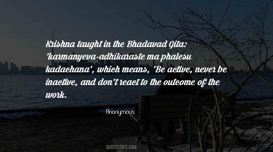 Quotes About Bhagavad Gita #991302