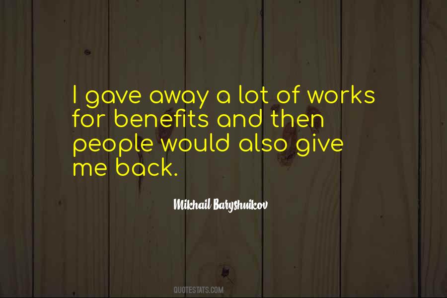 Quotes About Mikhail Baryshnikov #1004738