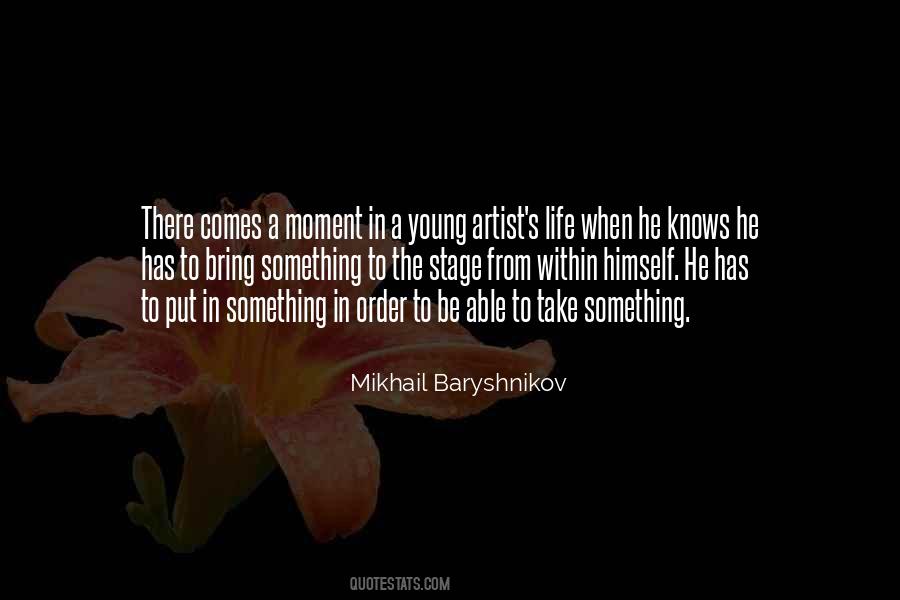 Quotes About Mikhail Baryshnikov #1301973