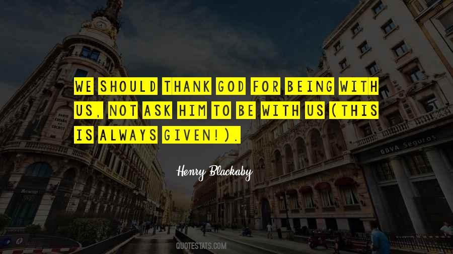 Thank God For Quotes #1194403