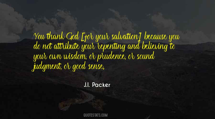 Thank God For Quotes #1365349