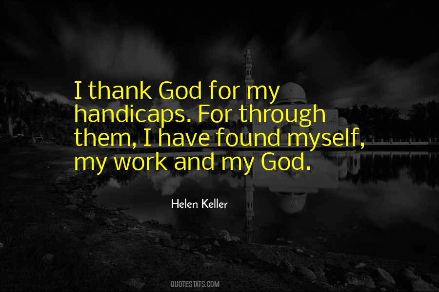 Thank God For Quotes #1720947