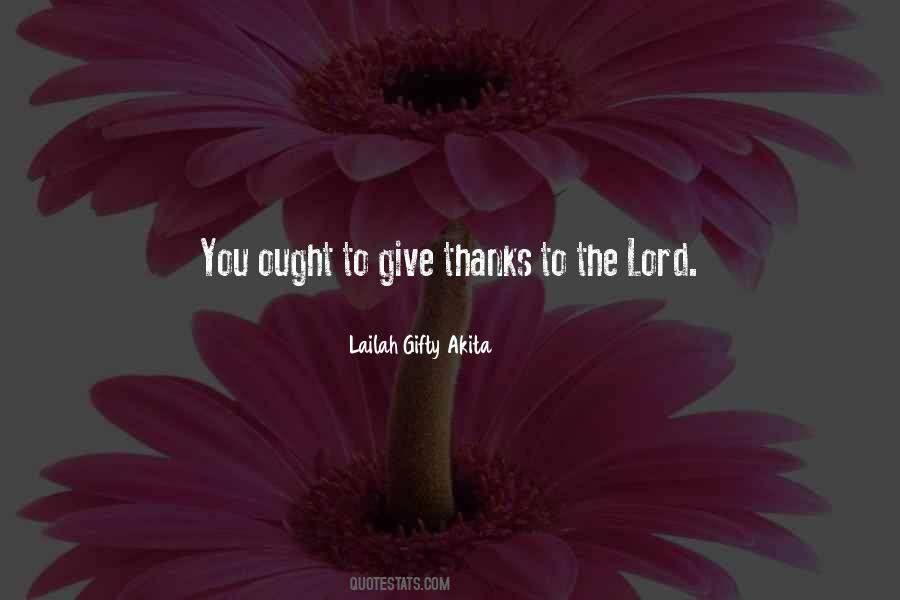 Thank Lord Quotes #926400