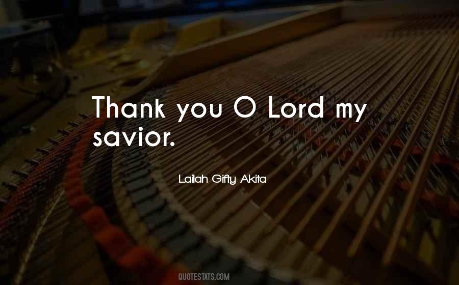 Thank Lord Quotes #989388