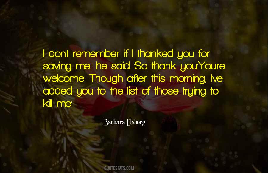 Thank You For Remember Me Quotes #423104