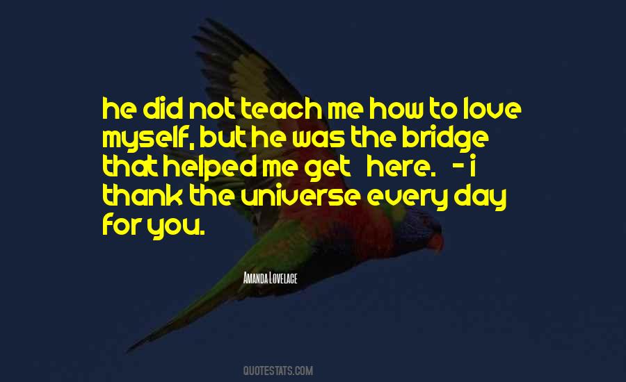 Thank You For You Love Quotes #25638