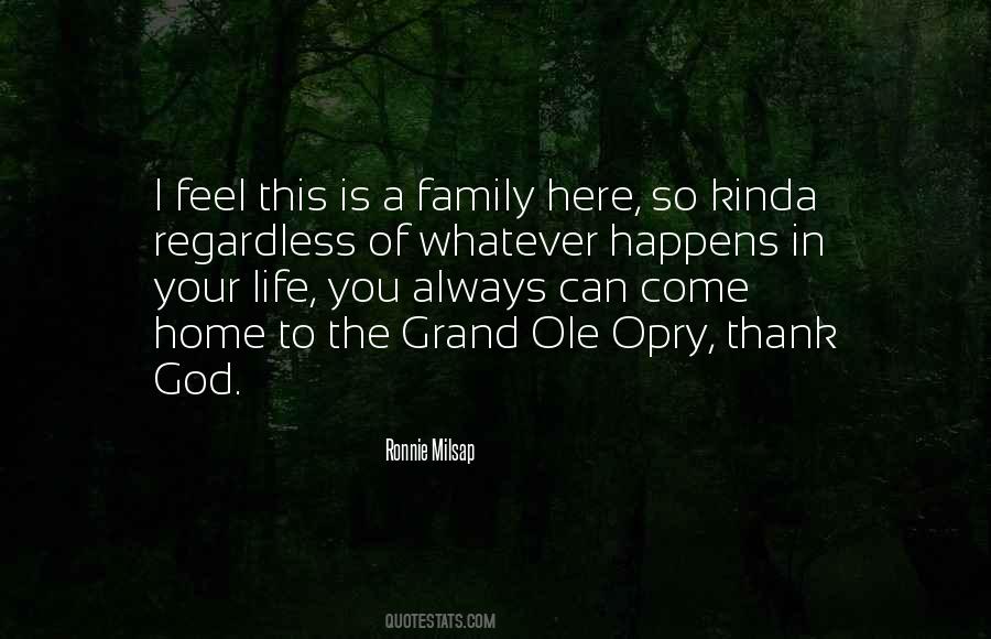 Thank You God For Family Quotes #1412612