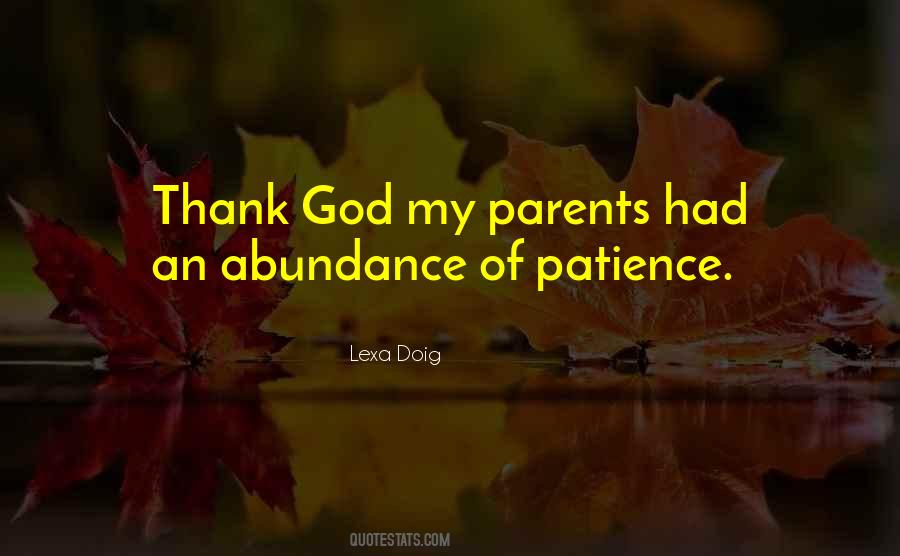 Thank You God For My Parents Quotes #1836170