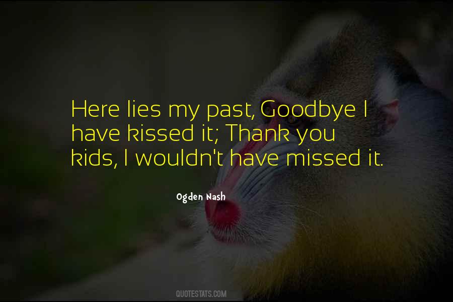 Thank You Goodbye Quotes #58997