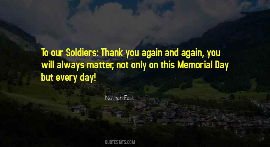 Thank You Memorial Day Quotes #1667823