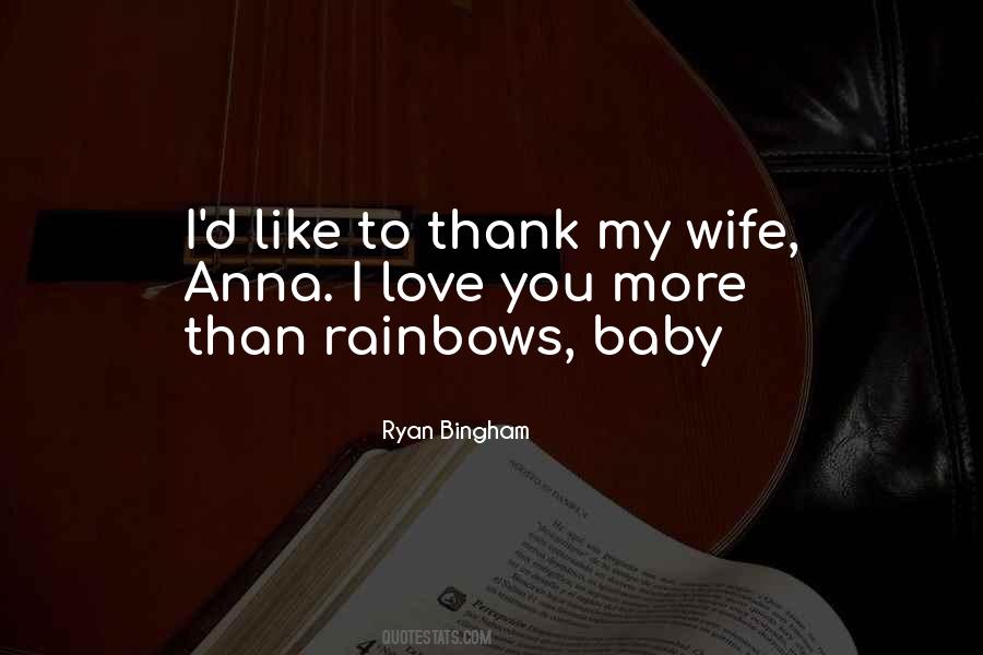 Thank You My Baby Quotes #1614043