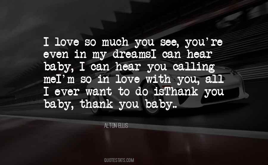 Thank You My Baby Quotes #666305