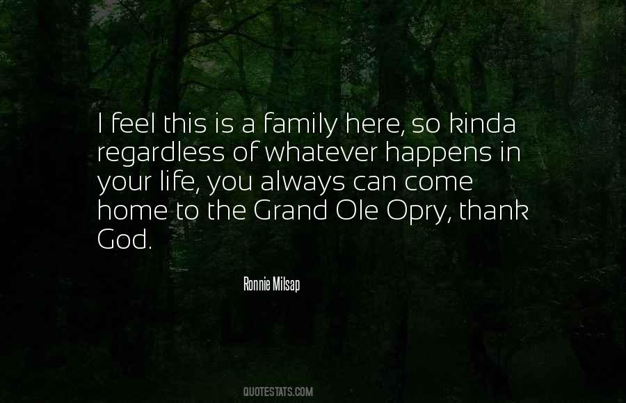 Thank You My Family Quotes #1412612