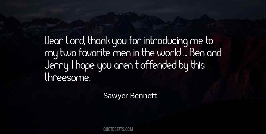 Thank You My Lord Quotes #1611868