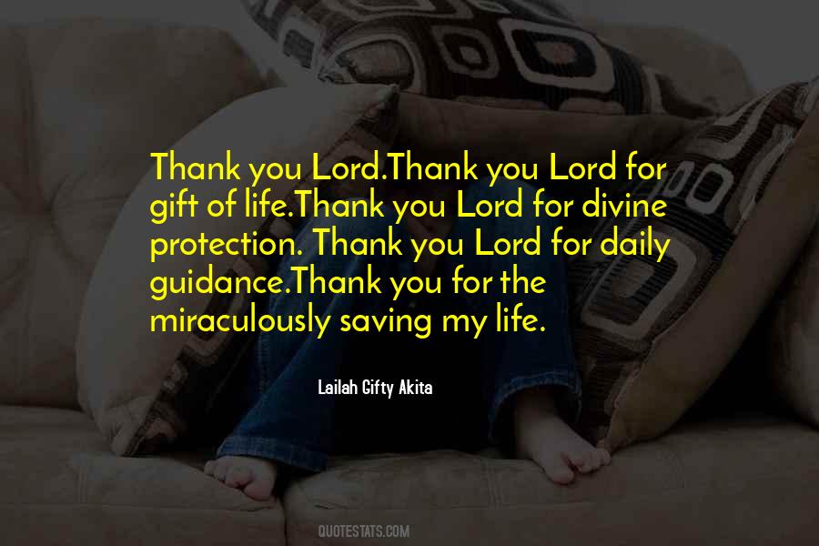 Thank You My Lord Quotes #1850627